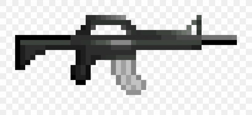 Uzi Gun Pixel Art PNG Image With Transparent Background, 55% OFF