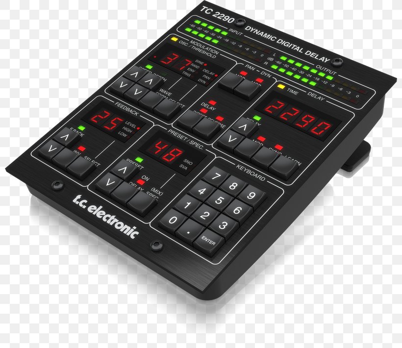 TC2290-DT Dynamic Digital Delay TC Electronic TC2290-DT Plug-in, PNG, 800x710px, Tc Electronic, Audio Mixers, Delay, Digital Audio Workstation, Effects Processors Pedals Download Free