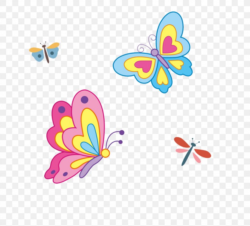 Butterfly Drawing, PNG, 1024x927px, Butterfly, Butterflies And Moths, Cartoon, Dragonfly, Drawing Download Free