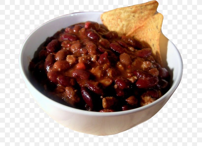 Chili Con Carne Frito Pie Meat Chili Pepper Recipe, PNG, 670x595px, Chili Con Carne, American Food, Baked Beans, Beef, Capsicum Download Free