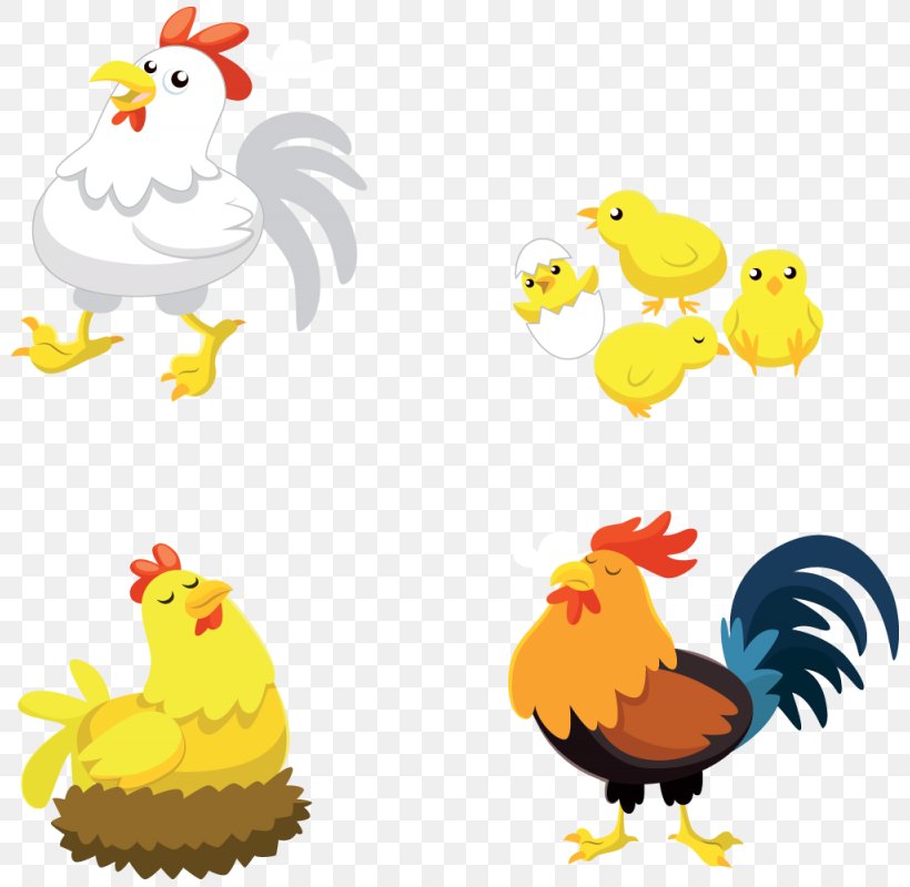 Rooster Chicken Sticker Hen Farm, PNG, 800x800px, Rooster, Animal, Animal Figure, Art, Beak Download Free