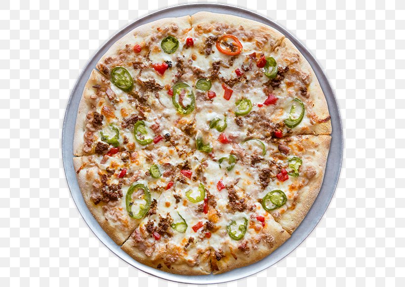 California-style Pizza Sicilian Pizza Cuisine Of The United States Sicilian Cuisine, PNG, 580x580px, Californiastyle Pizza, American Food, California Style Pizza, Cheese, Cuisine Download Free