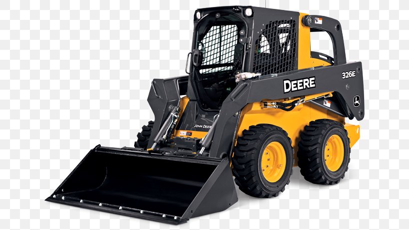 John Deere Skid-steer Loader Tracked Loader Heavy Machinery, PNG, 642x462px, John Deere, Architectural Engineering, Automotive Exterior, Automotive Tire, Automotive Wheel System Download Free