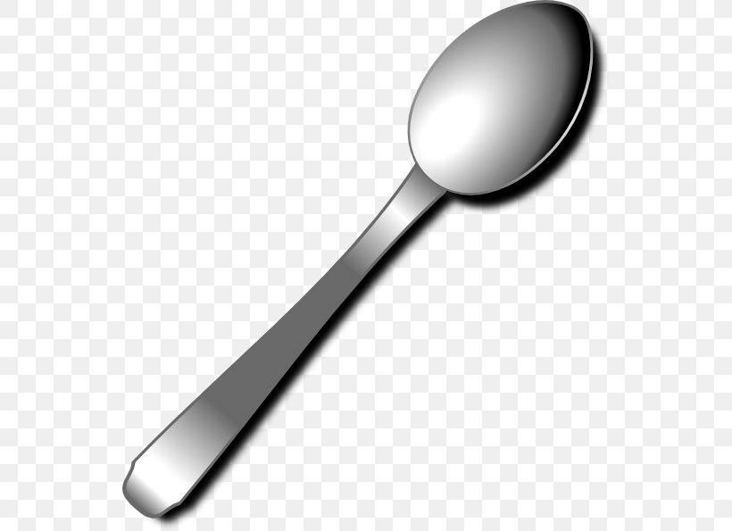 Soup Spoon Clip Art, PNG, 546x595px, Spoon, Black And White, Cutlery, Fork, Hardware Download Free