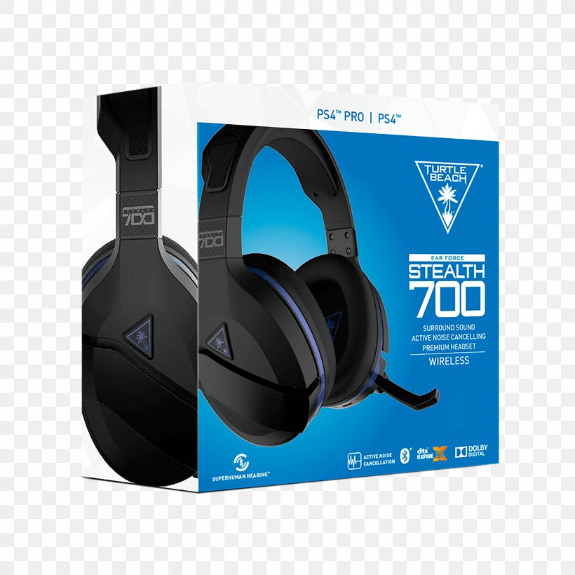 Turtle Beach Ear Force Stealth 700 Headphones PlayStation 4 Xbox One Video Game, PNG, 3000x3000px, Turtle Beach Ear Force Stealth 700, Active Noise Control, Audio, Audio Equipment, Electronic Device Download Free