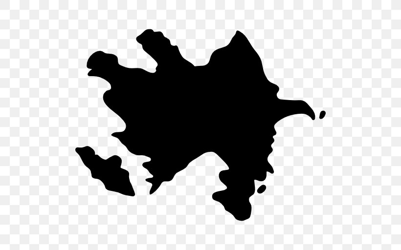 Baku Flag Of Azerbaijan Map, PNG, 512x512px, Baku, Azerbaijan, Azerbaijani, Black, Black And White Download Free