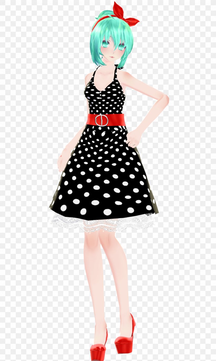 DeviantArt Clothing Polka Dot Dress, PNG, 1024x1705px, Watercolor, Cartoon, Flower, Frame, Heart Download Free