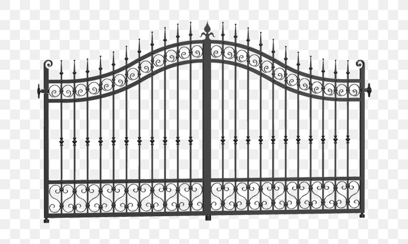 Gate Fence Wrought Iron, PNG, 721x490px, Gate, Architecture, Area, Black And White, Decorative Arts Download Free