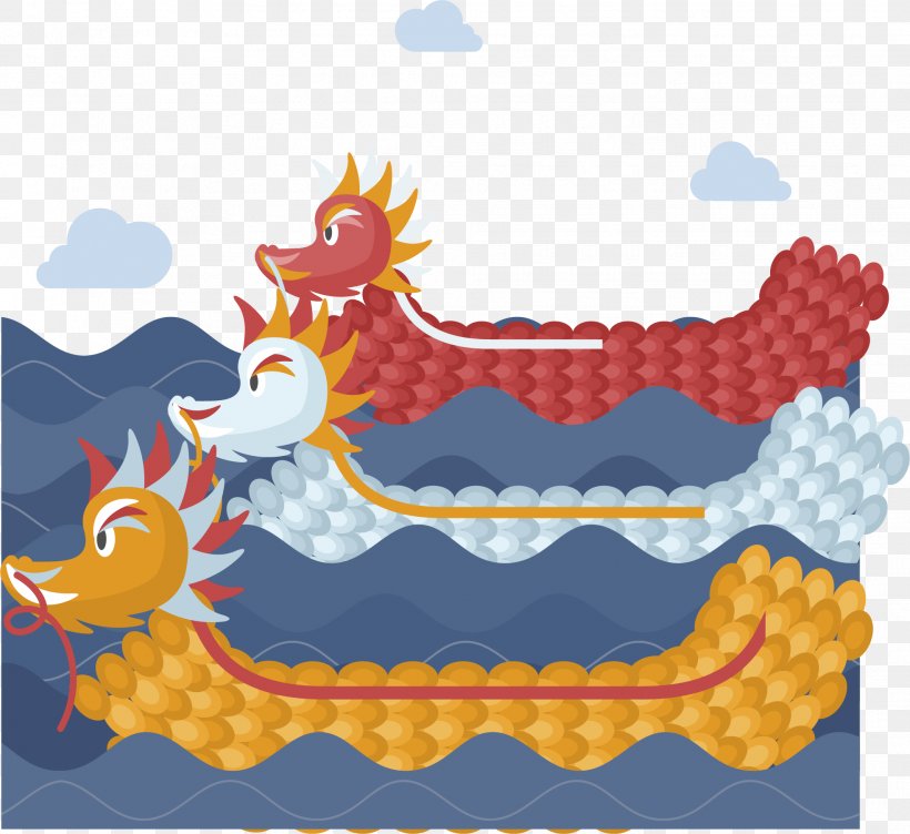 China Zongzi Dragon Boat Festival, PNG, 1966x1804px, China, Bateaudragon, Boat, Canoe Sprint, Cartoon Download Free