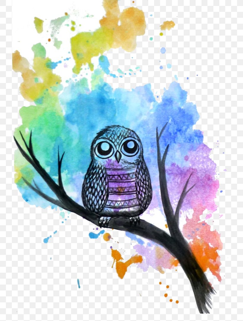 Owl Art, PNG, 738x1083px, Owl, Art, Beak, Bird, Bird Of Prey Download Free