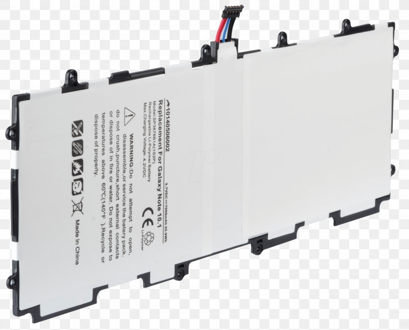 Samsung Galaxy Note 10.1 Samsung Galaxy Tab 10.1 Samsung Galaxy Tab 2 10.1 Lithium Polymer Battery Ampere Hour, PNG, 2953x2385px, Samsung Galaxy Note 101, Ampere Hour, Capacitance, Electricity, Electronics Accessory Download Free