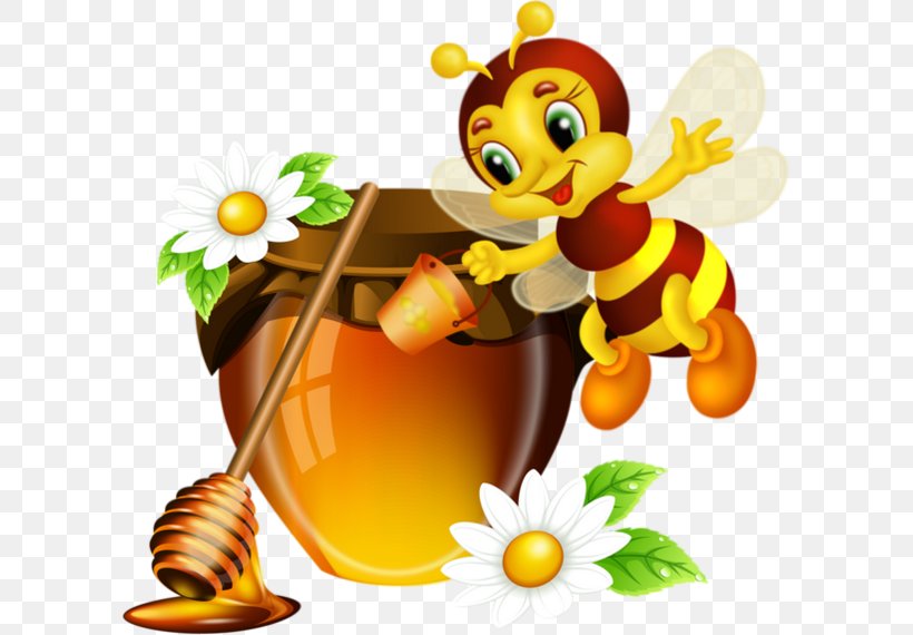 Bee Clip Art Vector Graphics Image, PNG, 600x570px, Bee, Beehive, Bumblebee, Cartoon, Honey Download Free