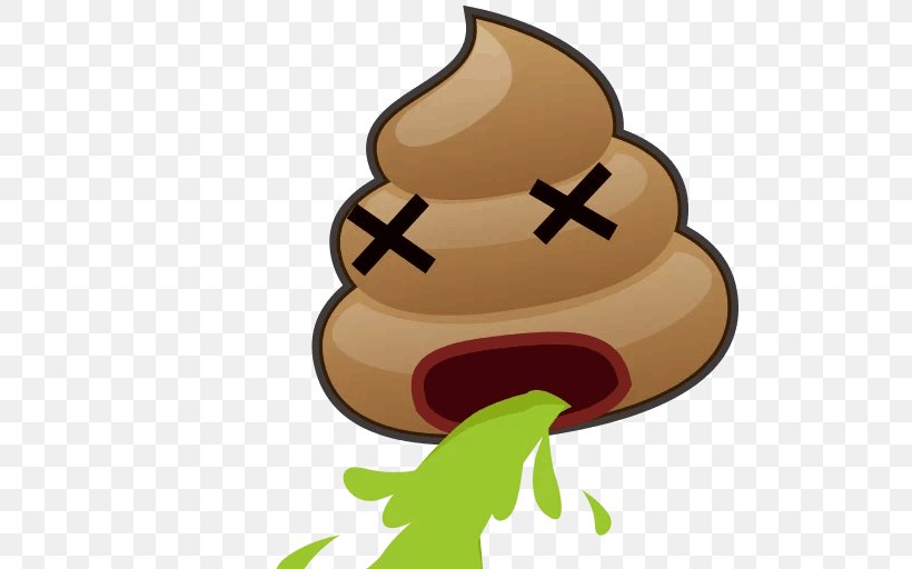 Emoji Vomiting Sticker Telegram Clip Art, PNG, 512x512px, Emoji, Apple Color Emoji, Emoticon, Feces, Fictional Character Download Free