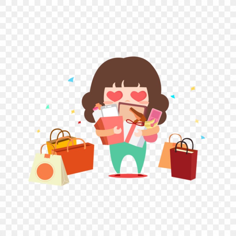 Image Vector Graphics Design Shopping, PNG, 1000x1000px, Shopping, Advertising, Art, Bag, Cartoon Download Free