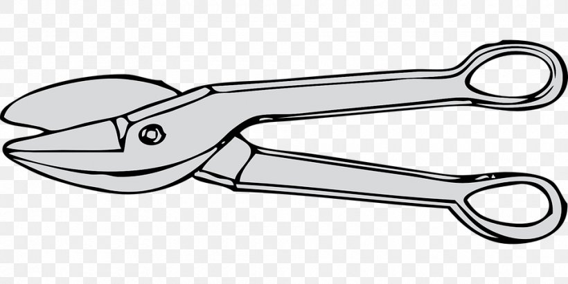 Metal Scissors Clip Art, PNG, 960x480px, Metal, Auto Part, Black And White, Drawing, Haircutting Shears Download Free