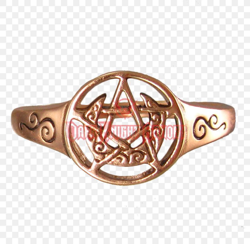 Ring Wicca Pentacle Pentagram Jewellery, PNG, 800x800px, Ring, Amulet, Body Jewelry, Copper, Engagement Download Free