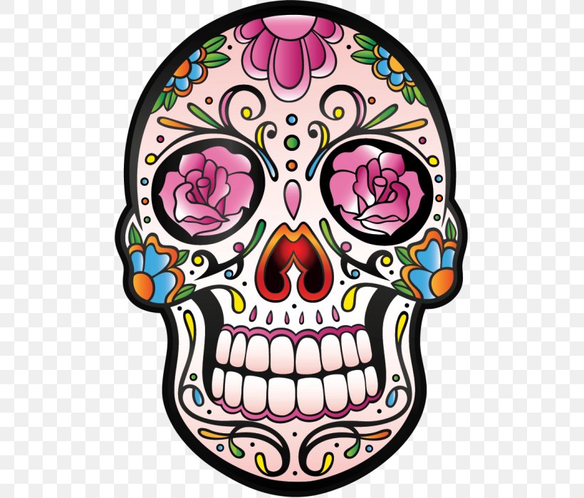 Calavera Mexican Cuisine Skull And Crossbones Tequila, PNG, 499x700px, Calavera, Artwork, Bone, Chili Pepper, Day Of The Dead Download Free