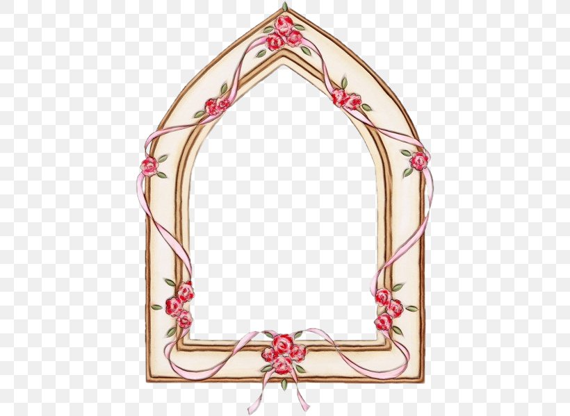Pink Flower Frame, PNG, 432x599px, Picture Frames, Arch, Digital Photo Frame, Film Frame, Flower Frame Download Free