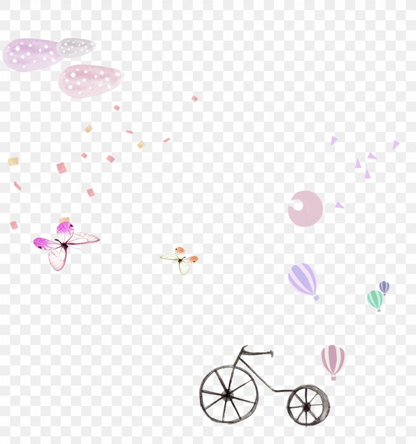 Bicycle Drawing Cycling Download, PNG, 3166x3380px, Bicycle, Balloon, Cloud, Cycling, Designer Download Free