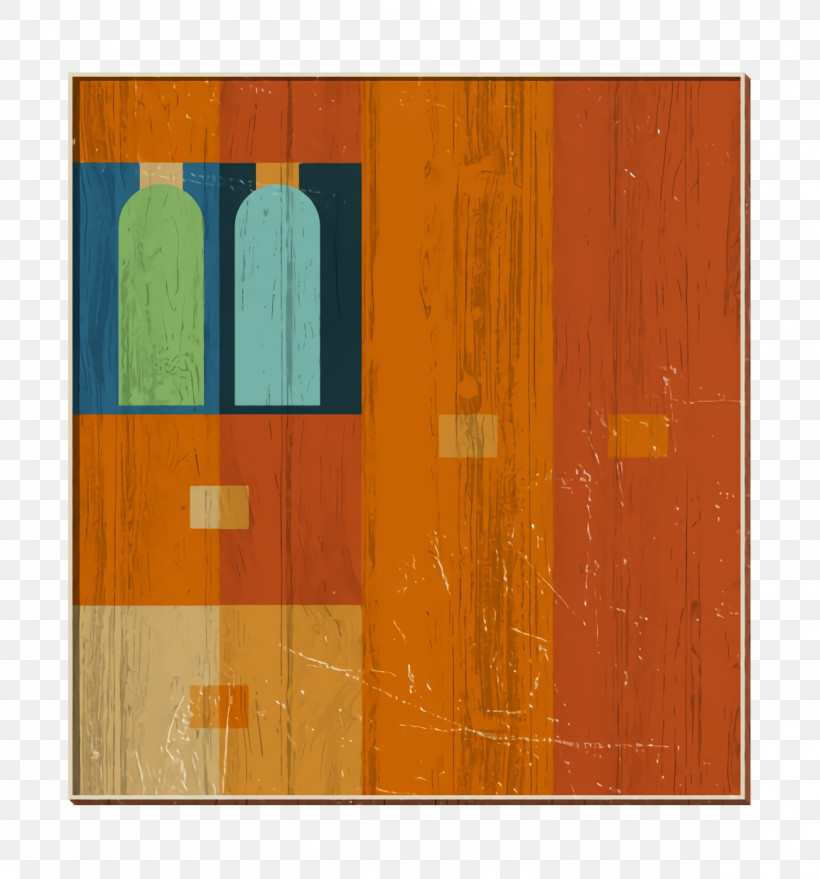 Closet Icon Home Decoration Icon, PNG, 1154x1238px, Closet Icon, Home Decoration Icon, Modern Art, Orange, Rectangle Download Free
