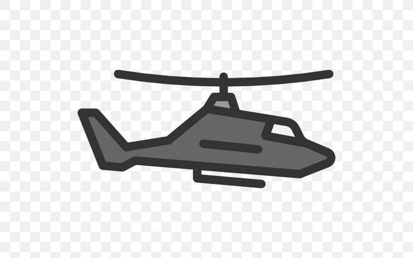 Helicopter Rotor Aircraft Airplane, PNG, 512x512px, Helicopter Rotor, Aircraft, Airplane, Black, Black And White Download Free