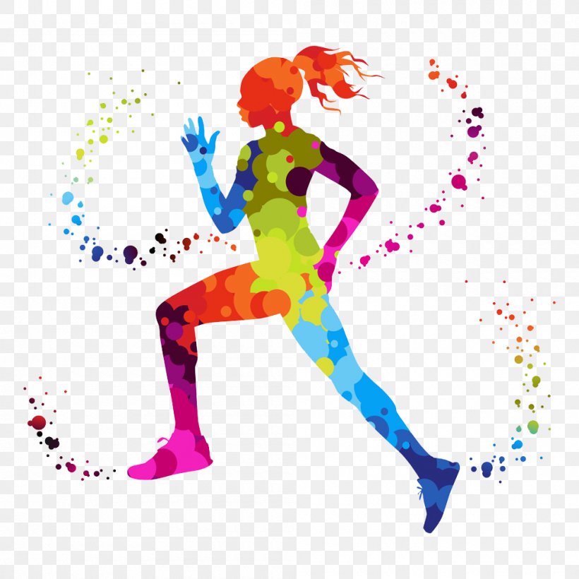 Running, PNG, 1000x1000px, Watercolor, Cartoon, Flower, Frame, Heart Download Free