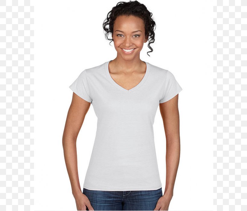 T-shirt Neckline Gildan Activewear Top Clothing, PNG, 700x700px, Tshirt, Arm, Clothing, Collar, Crew Neck Download Free