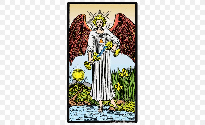 Temperance Tarot Major Arcana Strength Playing Card, PNG, 500x500px, Temperance, Angel, Art, Chariot, Emotion Download Free