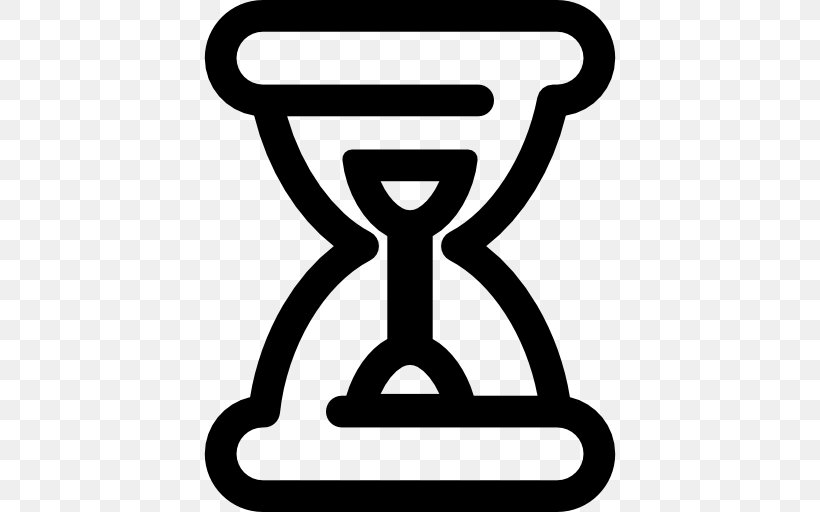 Clock Hourglass Clip Art, PNG, 512x512px, Clock, Area, Black And White, Hourglass, Kitchen Utensil Download Free