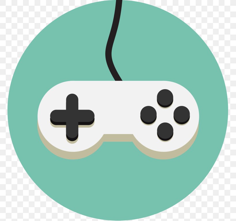 Joystick Game Controllers Video Game Clip Art, PNG, 768x768px, Joystick, Controller, Game, Game Controllers, Green Download Free