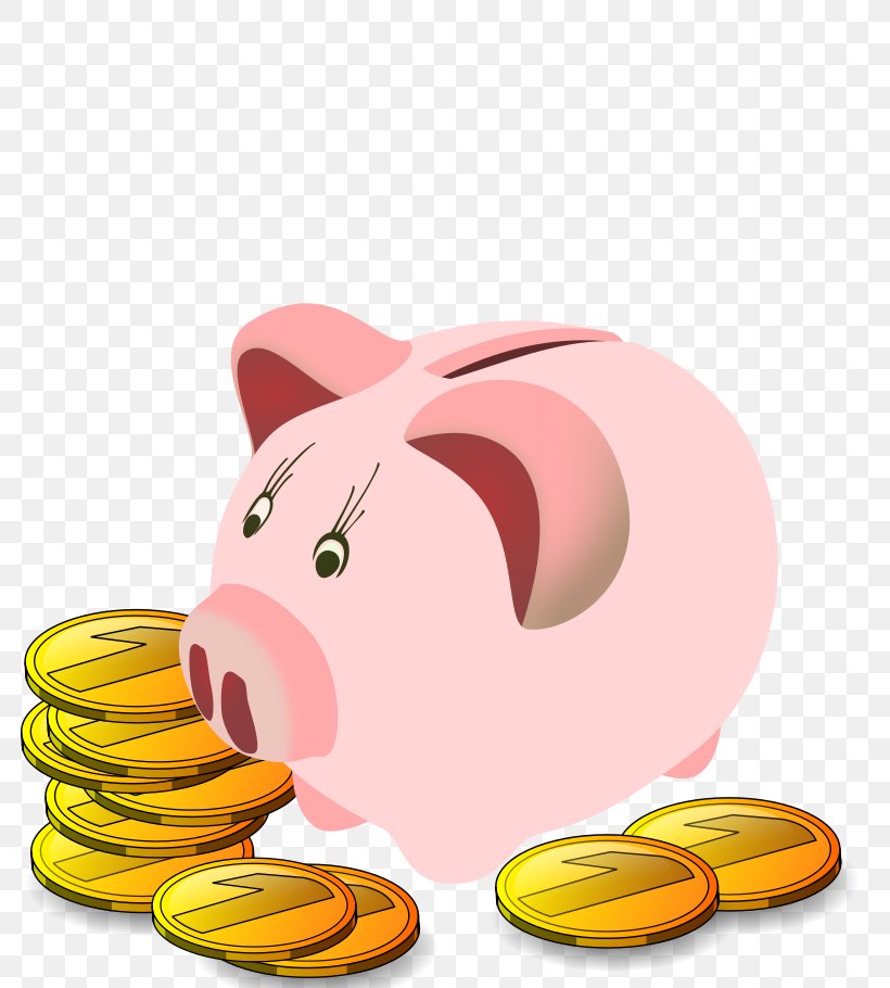 Piggy Bank Coin Clip Art, PNG, 800x910px, Bank, Bank Officer, Coin, Finance, Free Banking Download Free