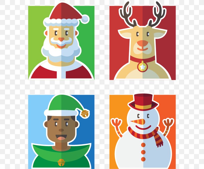 Santa Claus Reindeer Christmas, PNG, 594x680px, Santa Claus, Animation, Art, Christmas, Christmas Decoration Download Free