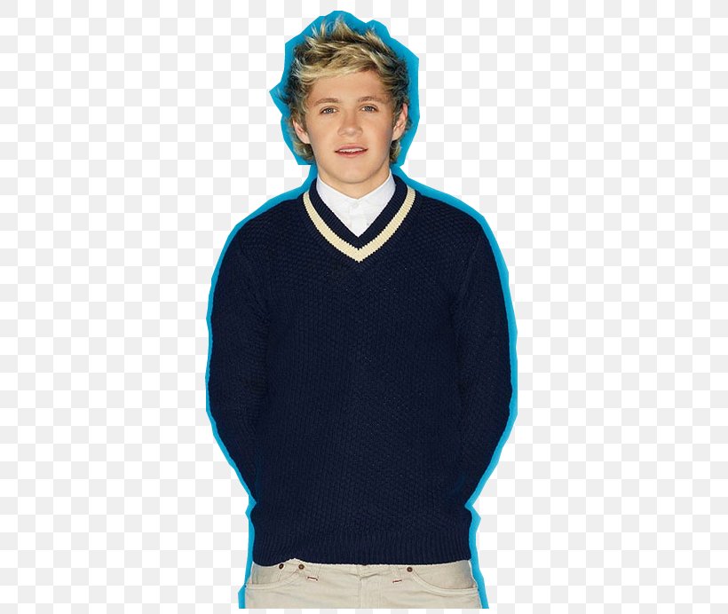 Sweater One Direction Poster T-shirt Hoodie, PNG, 593x692px, Sweater, Autogram, Blue, Centimeter, Clothing Download Free