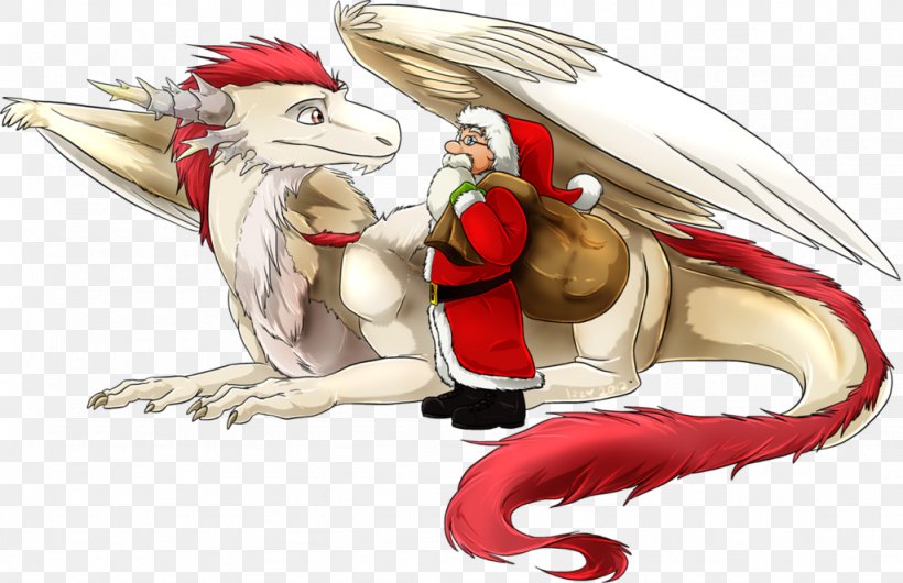 Dragon Santa Claus Christmas Legendary Creature, PNG, 1024x662px, Dragon, Art, Carnivoran, Christmas, Christmas Ornament Download Free