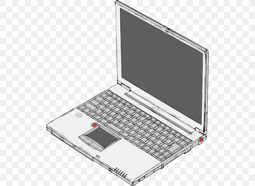 Laptop PowerBook Clip Art, PNG, 522x597px, Laptop, Computer, Computer Monitors, Electronic Device, Laptop Part Download Free