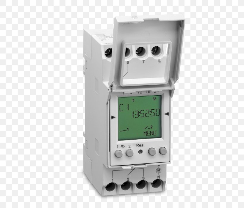 Timer Time Switch Electrical Switches Electricity Clock, PNG, 550x700px, Timer, Circuit Breaker, Clock, Contactor, Digital Data Download Free