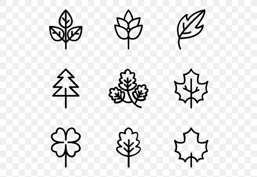 Vector Leaves, PNG, 600x564px, Leaf, Art, Black, Black And White, Flora Download Free