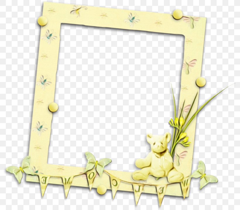 Green Leaf Watercolor, PNG, 800x717px, Watercolor, Blog, Film Frame, Mirror, Mirror Picture Frame Download Free