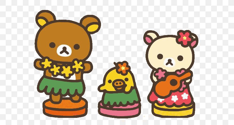 Hawaii Rilakkuma Kavaii Gfycat, PNG, 599x438px, Hawaii, Animaatio, Animation, Artwork, Backpack Download Free