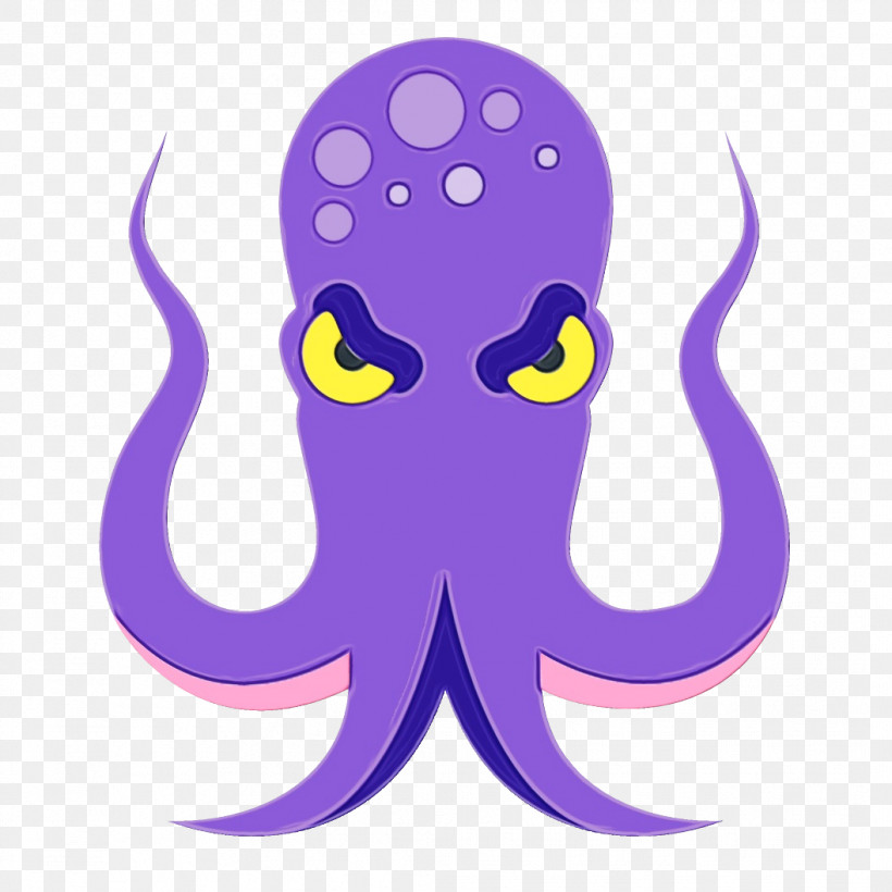 Octopus Violet Purple Cartoon Octopus, PNG, 1056x1056px, Food Cartoon