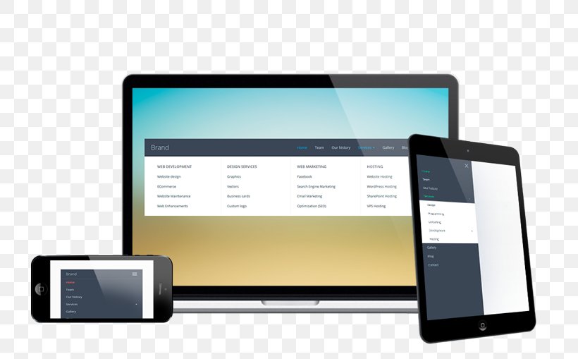 Responsive Web Design Web Development Smartphone Bootstrap W3Schools, PNG, 800x509px, Responsive Web Design, Bootstrap, Brand, Cascading Style Sheets, Communication Download Free