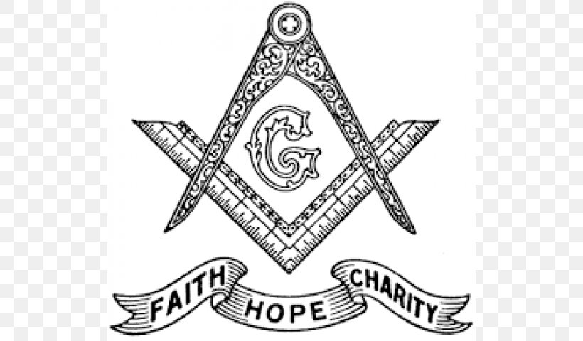 Square And Compasses Freemasonry Saints Faith, Hope And Charity Symbol, PNG, 640x480px, Square And Compasses, Black And White, Body Jewelry, Brand, Charity Download Free
