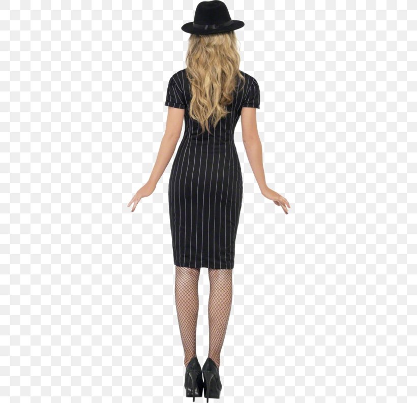 1920s Gun Moll Pin Stripes Costume Party, PNG, 500x793px, Gun Moll, Clothing, Clothing Accessories, Cocktail Dress, Costume Download Free