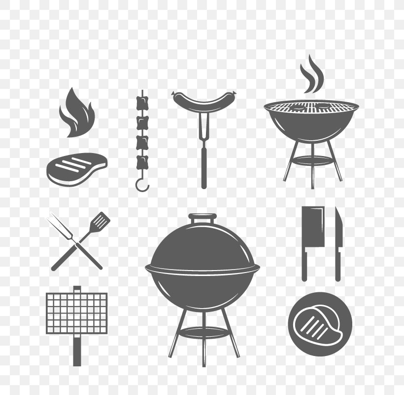Barbecue Grilling, PNG, 800x800px, Barbecue, Black And White, Brand, Chair, Cooking Download Free