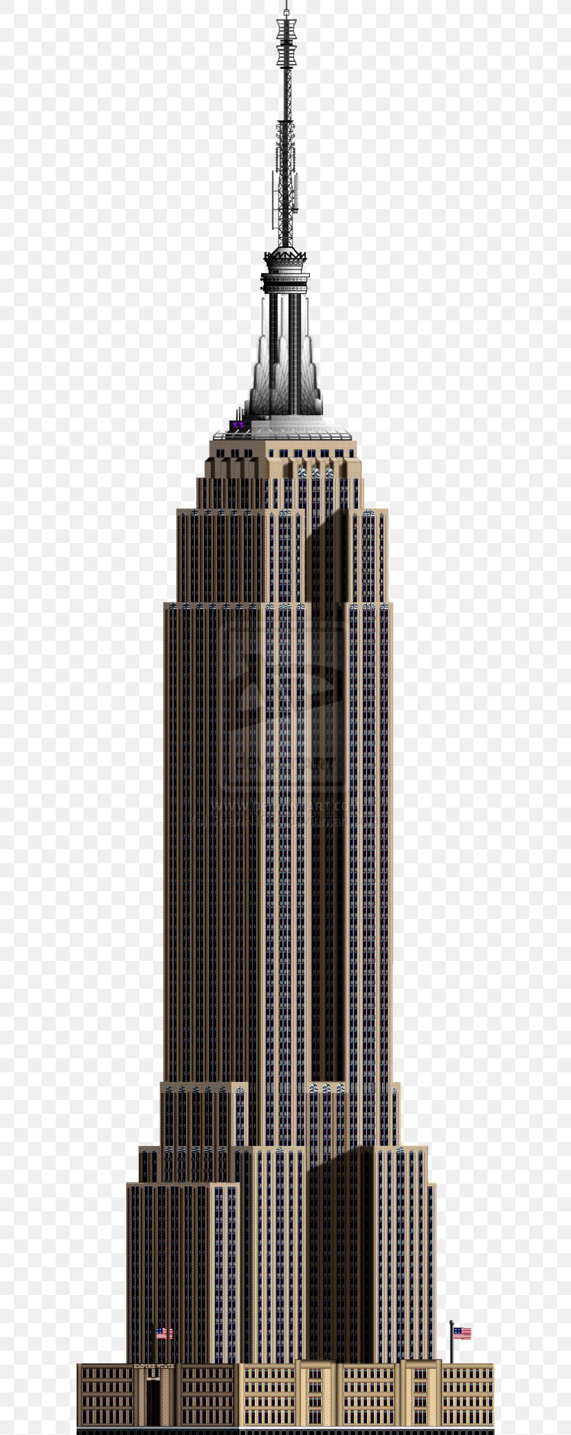 Empire State Building Clip Art, PNG, 600x2061px, Empire State Building, Building, Chart, City, Classical Architecture Download Free