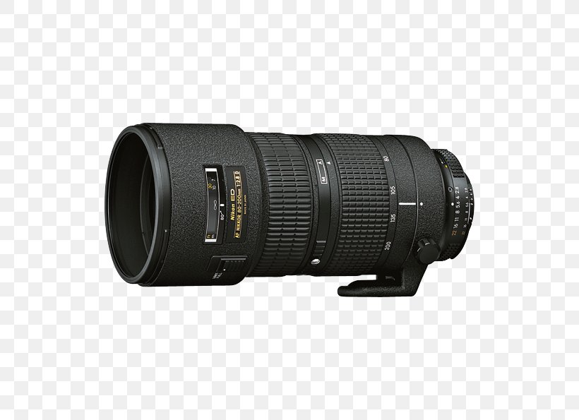 Nikon AF Zoom-Nikkor 80-200mm F/2.8D ED Nikon AF Zoom-Nikkor Telephoto 80, PNG, 700x595px, Nikkor, Autofocus, Camera, Camera Accessory, Camera Lens Download Free