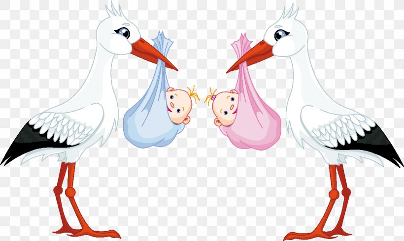baby stork clip art