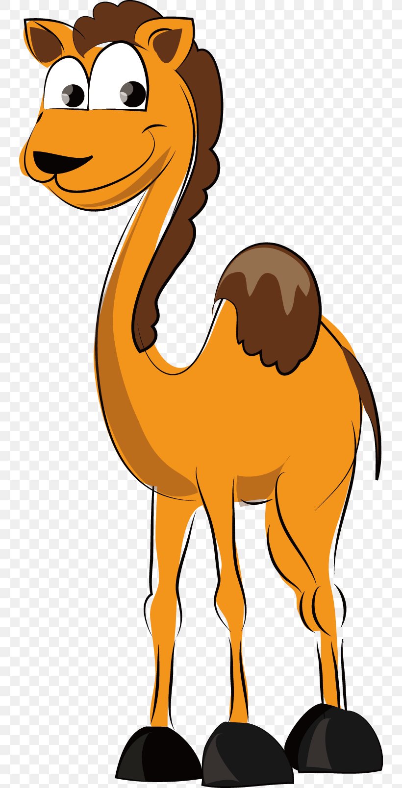 Dromedary Cartoon, PNG, 742x1608px, Dromedary, Animation, Arabian Camel, Camel, Camel Like Mammal Download Free