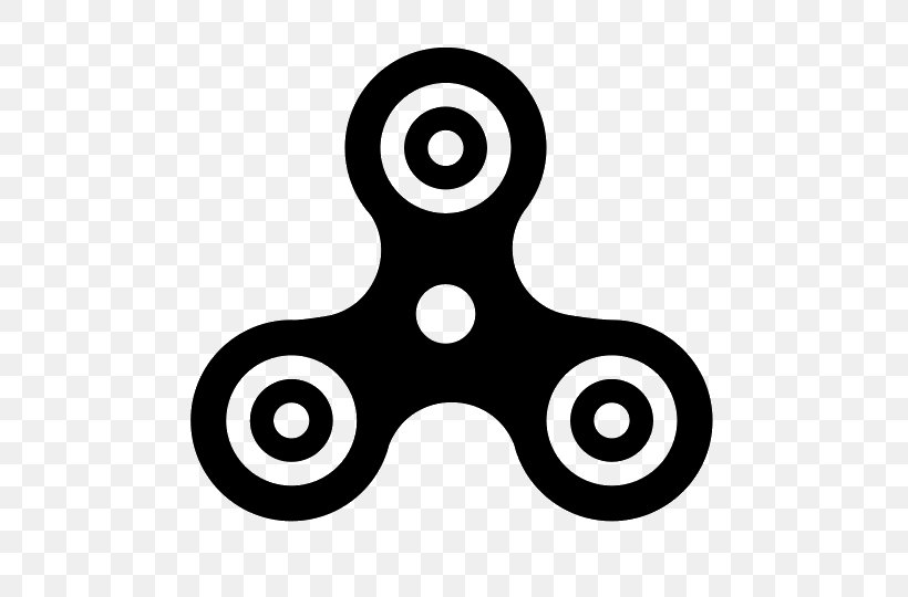 Fidgeting Fidget Spinner Clip Art, PNG, 540x540px, Fidgeting, Artwork, Black, Black And White, Black M Download Free