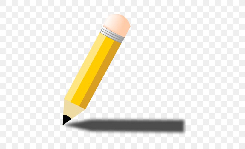 Pencil Yellow Angle, PNG, 544x500px, Pencil, Office Supplies, Yellow Download Free